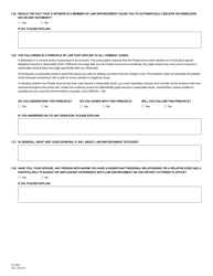 Form RI-JS003 Juror Questionnaire for Criminal Cases - County of Riverside, California, Page 10