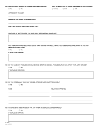 Form RI-JS003 Juror Questionnaire for Criminal Cases - County of Riverside, California, Page 6