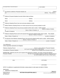 Form RI-A804 Petition for Adoption (Adult) - County of Riverside, California, Page 2