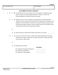 Form RI-PR033A Attachment for Final Accounts - County of Riverside, California, Page 2