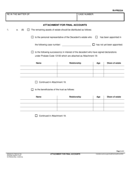 Form RI-PR033A Attachment for Final Accounts - County of Riverside, California, Page 4