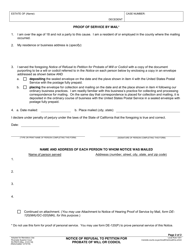 Form RI-PR070 Notice of Refusal to Petition for Probate of Will or Codicil - County of Riverside, California, Page 2