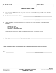 Form RI-PR038 Notice to Franchise Tax Board - County of Riverside, California, Page 2
