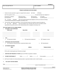 Document preview: Form RI-PR013C Probate Supervised Visitation Order - County of Riverside, California