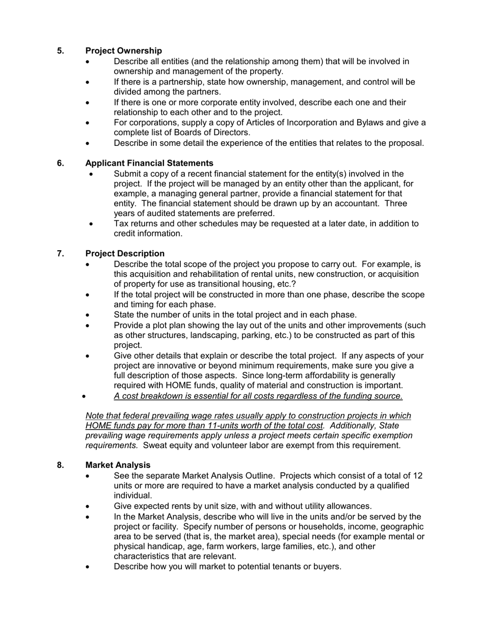 Home Program Housing Developer Pre-application - County of Kern, California, Page 2