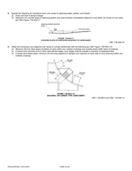 Form PDS627B Accessibility Correction List for Public Accommodations &amp; Commercial Buildings - Curb Ramps - County of San Diego, California, Page 3