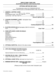 Form PDS184 San Diego (County) Area Circuit Card and Load Summary - County of San Diego, California, Page 2