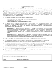 Form PDS622A Appeal of Fire Code Official&#039;s Decision - County of San Diego, California, Page 2