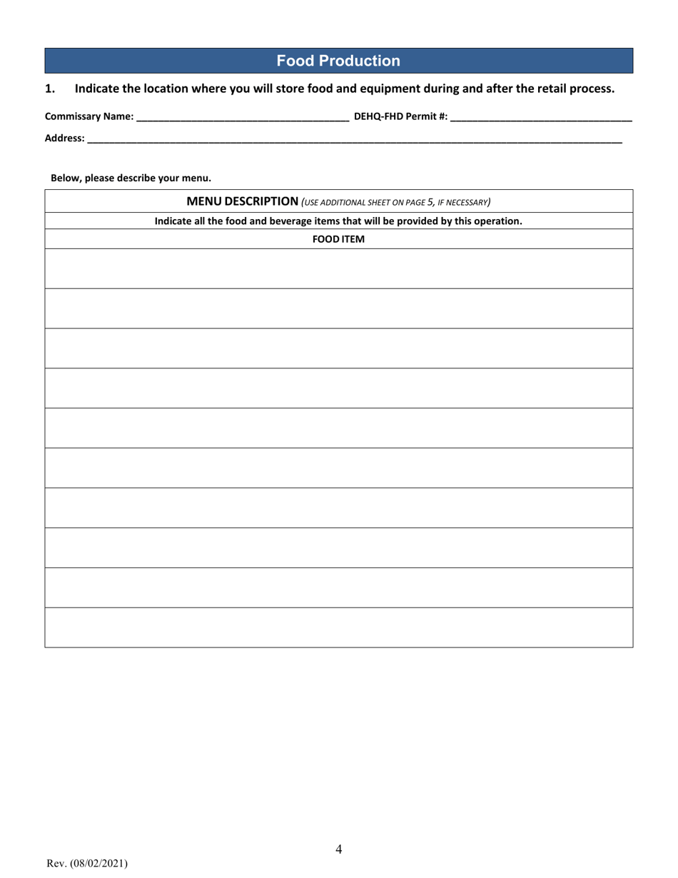 Retail Processing Standard Operating Procedures - County of San Diego, California, Page 4