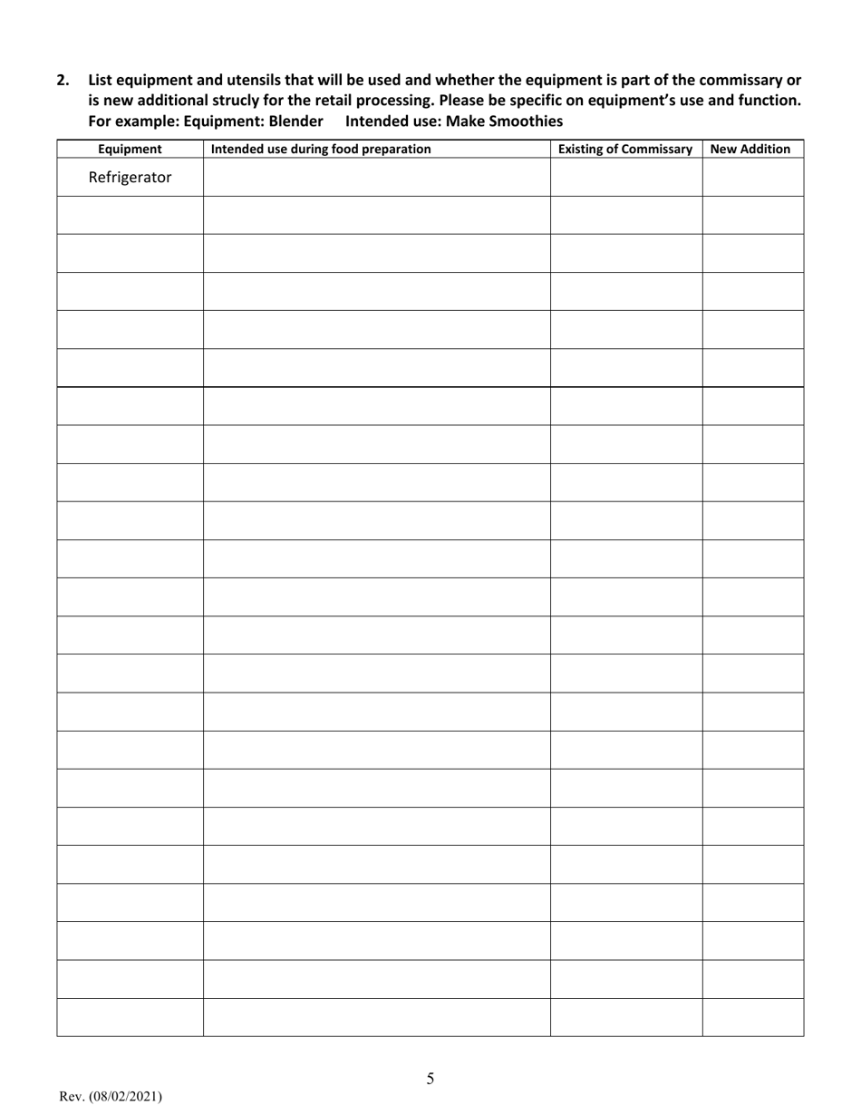 Retail Processing Standard Operating Procedures - County of San Diego, California, Page 5