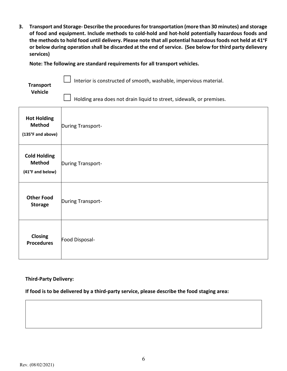 Retail Processing Standard Operating Procedures - County of San Diego, California, Page 6