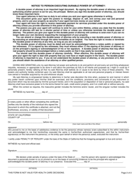 Power of Attorney - General - County of Riverside, California, Page 2