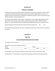 Form DEH:FH-622 Infection Prevention Control Plan Template - County of San Diego, California, Page 13