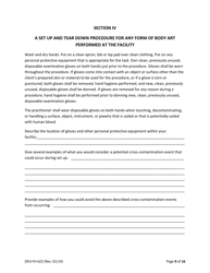 Form DEH:FH-622 Infection Prevention Control Plan Template - County of San Diego, California, Page 9