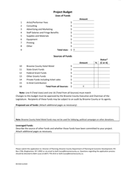 Application for Broome County Hotel/Motel Funds for Marketing and Economic Development - Broome County, New York, Page 4