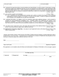 Form ADM-153 Application to Serve as Temporary Judge and/or Settlement Attorney - County of San Diego, California, Page 5