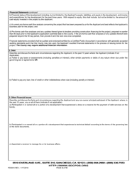 Form PDS910 Application for the Establishment of Community Facilities District (Cfd) - County of San Diego, California, Page 6