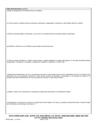 Form PDS910 Application for the Establishment of Community Facilities District (Cfd) - County of San Diego, California, Page 7