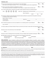 Broome County Government Employment Application - Broome County, New York, Page 4