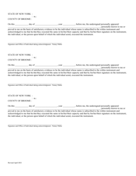 Certificate of Discontinuance of Business Partners - Broome County, New York, Page 2
