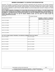 Application for Contractor Registration - City of Dallas, Texas, Page 2