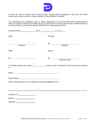 Paving Bond Form - City of Dallas, Texas, Page 2