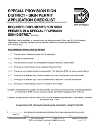 Special Provision Sign District - Sign Permit Application Checklist - City of Dallas, Texas, Page 3