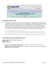 Application for a City of Dallas Amusement Center Business License - City of Dallas, Texas, Page 3