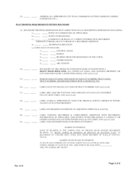 Final Plat Review Checklist - City of Dallas, Texas, Page 3
