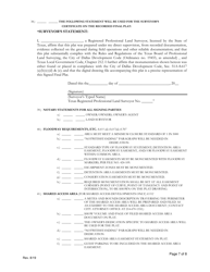 Final Plat Review Checklist - City of Dallas, Texas, Page 7