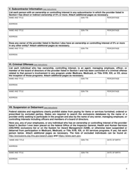 Form HCA09-048 Medicaid Provider Disclosure Statement - Washington, Page 5