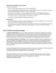 Form HCA09-048 Medicaid Provider Disclosure Statement - Washington, Page 9