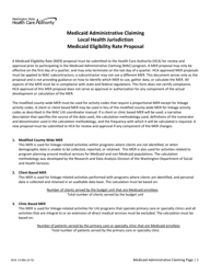 Form HCA13-954 Medicaid Eligibility Rate Proposal - Washington