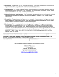 Form HCA09-015 &quot;Residential Substance Use Treatment Provider Agreement&quot; - Washington, Page 3
