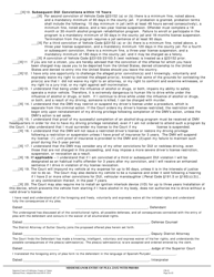 Form CR-03 Misdemeanor Entry of Plea With Priors - County of Sutter, California, Page 2