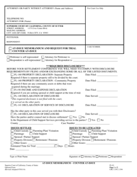 Form FL-01 At-Issue Memorandum/Counter at-Issue - County of Sutter, California
