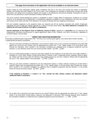 Employment Application - County of Sutter, California, Page 3