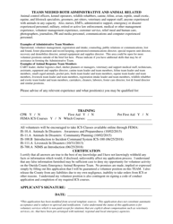 County Animal Response Team Volunteer Application - Oneida County, New York, Page 2