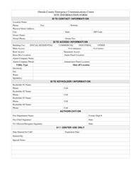 Site Information Form - Oneida County, New York, Page 2