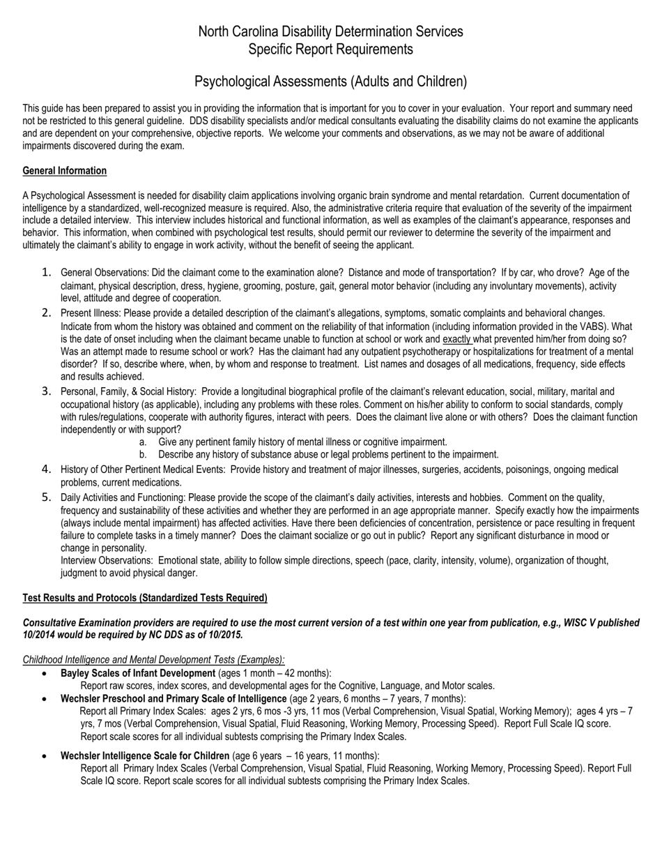 Psychological Application - North Carolina, Page 6