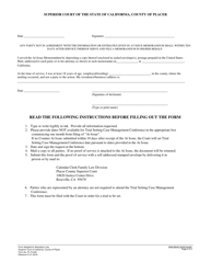 Form PL-FL006 At Issue Memorandum - County of Placer, California, Page 2
