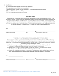 Court-Appointed Counsel Application and Agreement - County of Placer, California, Page 3