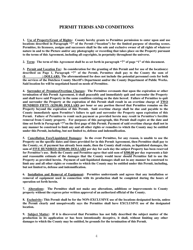 Permit for Commercial Photography, Film, and Other Electronic Imaging - Dutchess County, New York, Page 4