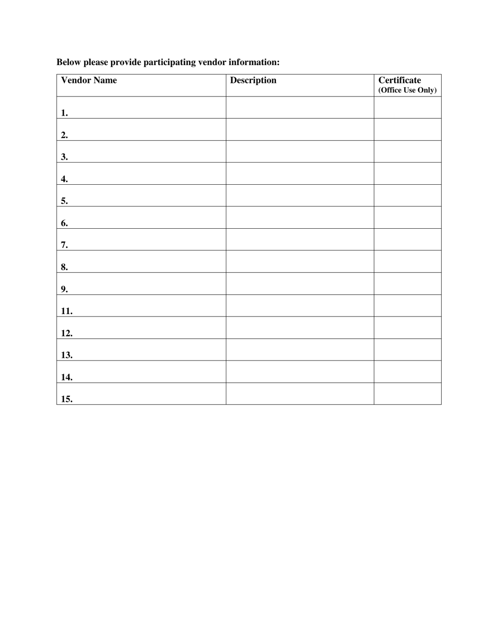 Special Event License Application - Town of LaGgrange, New York, Page 3