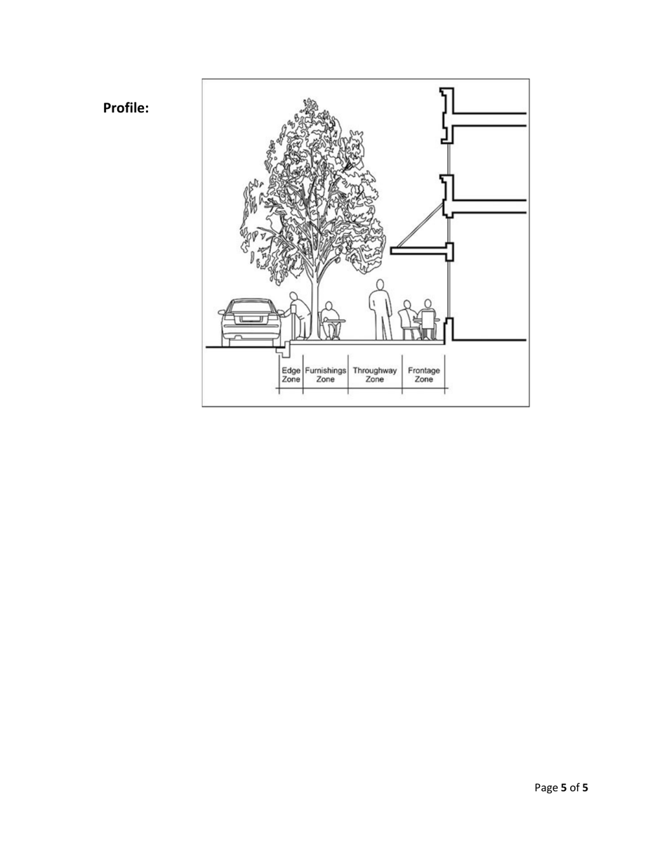 Application for Use Privilege Agreement (Upa) - Downtown / Uptown Sidewalk Cafe  Streetscape Amenities - City of Corpus Christi, Texas, Page 5