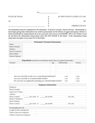 Document preview: Application for Attorney - Grimes County, Texas