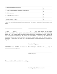 Application for Attorney - Grimes County, Texas, Page 3