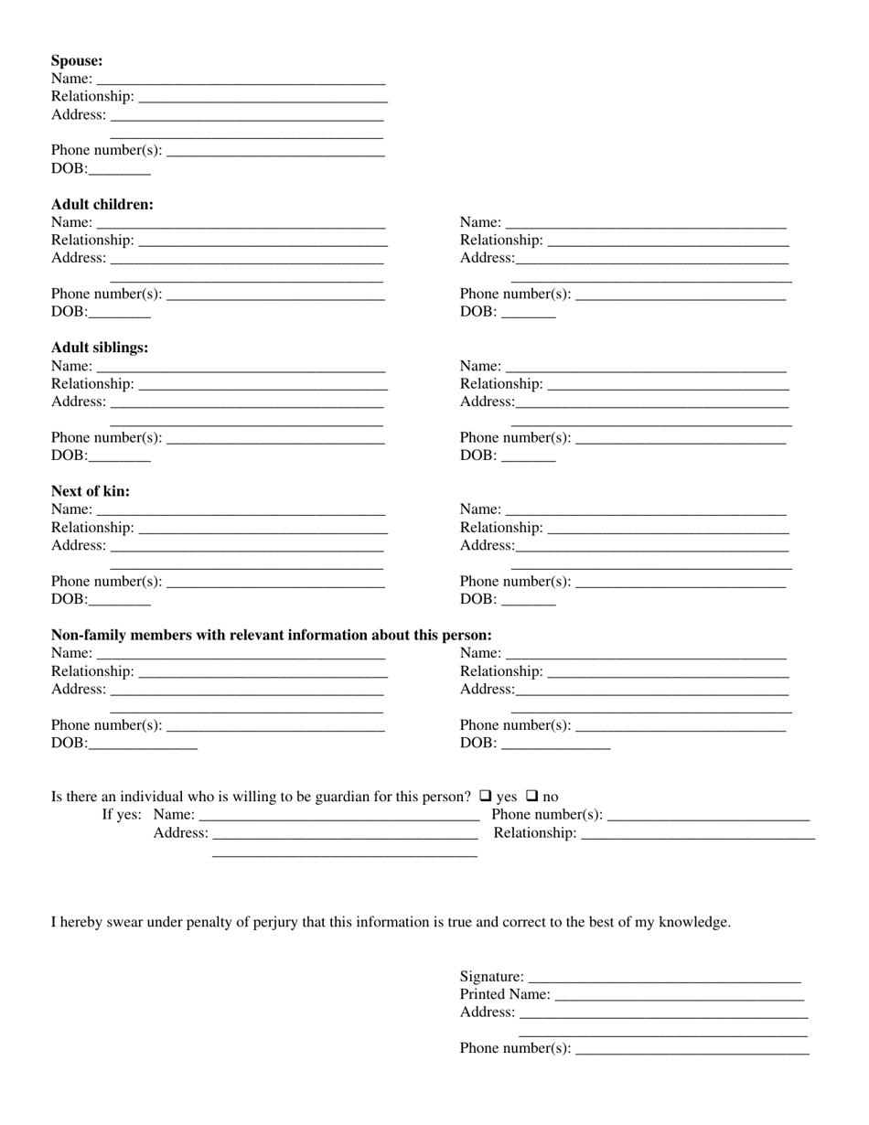 Court Initiated Guardianship Information Letter - Grimes County, Texas, Page 3