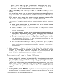 Guardian of the Estate Only Court-Ordered Instructions - Grimes County, Texas, Page 3