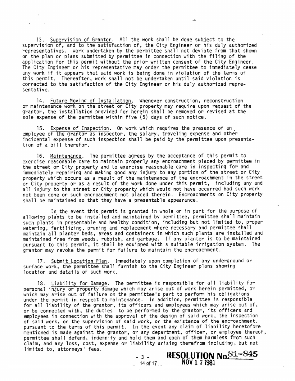 Revocable Permit for Monitoring Well Application - City of Sacramento, California, Page 14